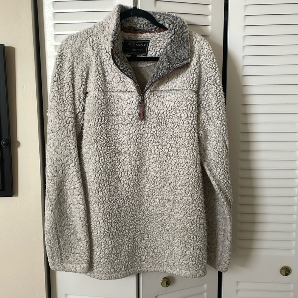 Men’s True Grit Sherpa Pullover Size L